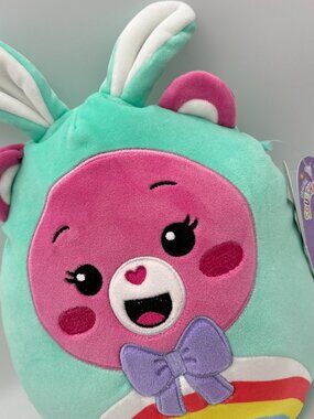 Squishmallows Care Bears 8” Cheer Bear in Bunny Suit Easter Stuffed Plush Toy